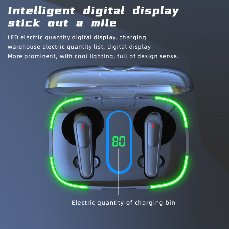 PRO70 TWS Bluetooth Earphone Waterproof Stereo Music Calling Wireless Headset with Breathing Light PRO70 TWS Bluetooth Earphone Waterproof Stereo Music Calling Wireless Headset with Breathing Light